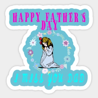 happy fathers day Sticker